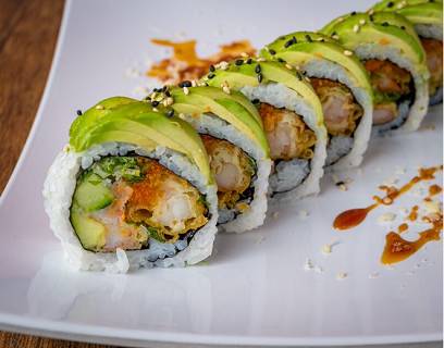 Order American Dream Roll food online from Sushi Runner Express store, South Miami on bringmethat.com