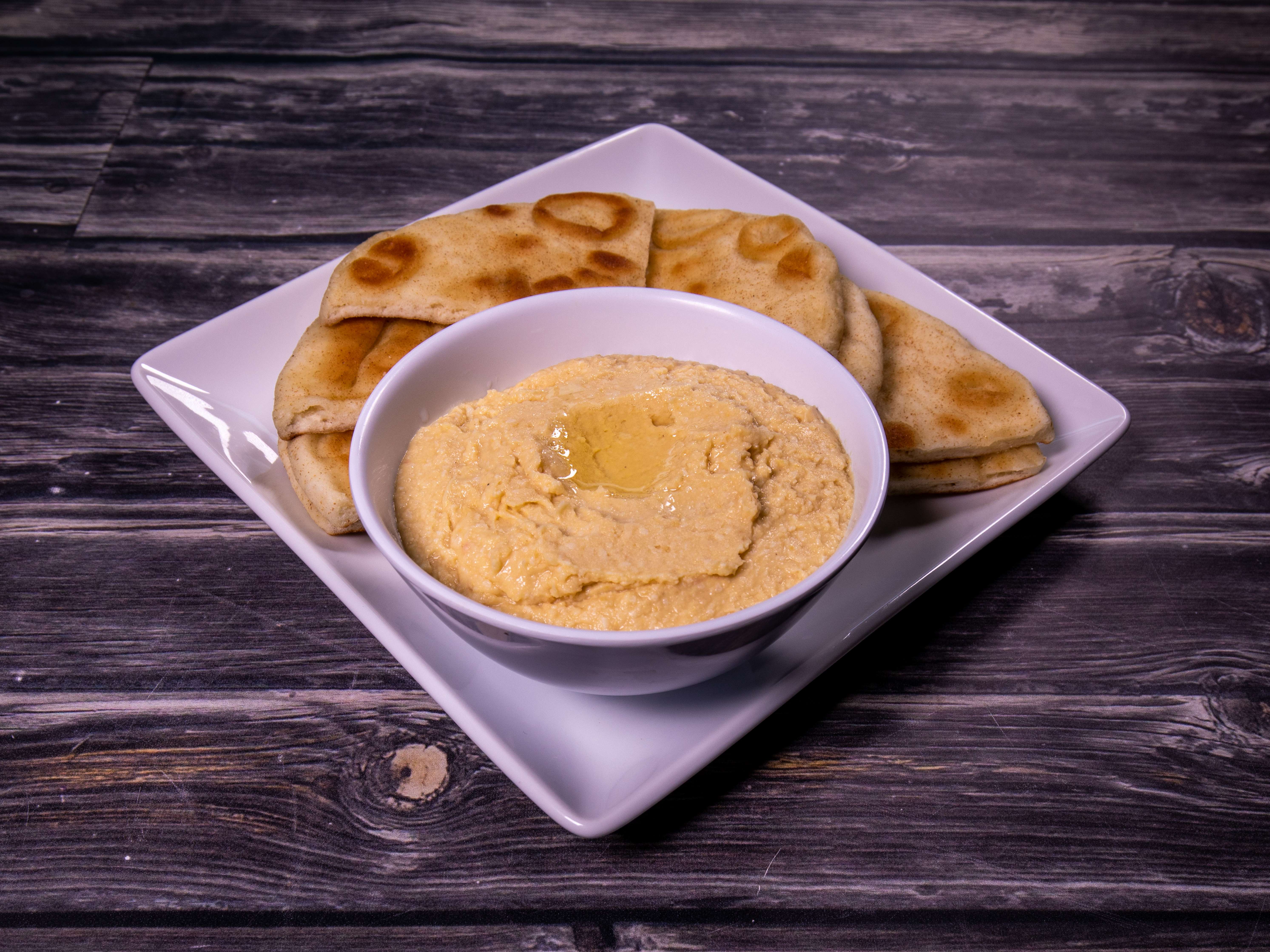 Order Hummus with Pita food online from Sokols' Greek Deli Cafe store, Houston on bringmethat.com
