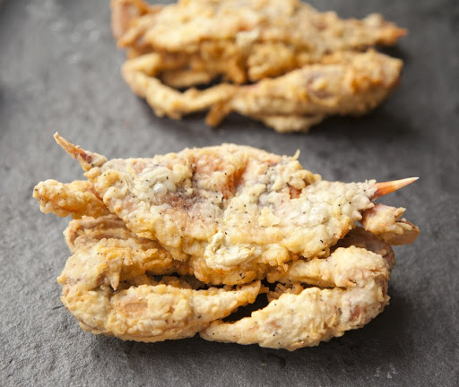 Order Fried Soft Shell Crab food online from The Boilery Seafood store, Waterbury on bringmethat.com