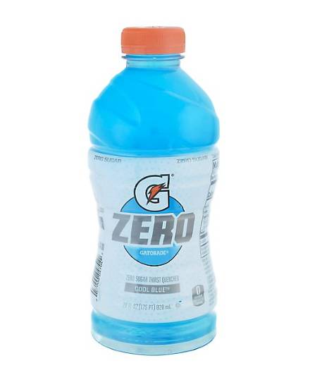 Order Gatorade Zero Sugar Thirst Quencher Cool Blue Bottle - 28 OZ food online from Windy City Liquor Market store, El Cajon on bringmethat.com