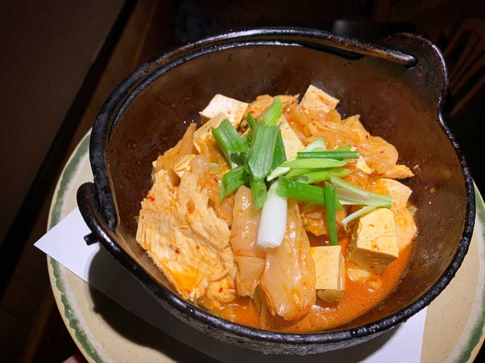 Order K10 Chicken Kimchi Pot food online from Sushi Too store, Pittsburgh on bringmethat.com