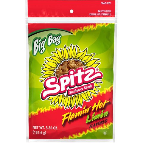 Order Spitz Sunflower Seeds Flamin Hot Limon 5.35oz food online from 7-Eleven store, Lavon on bringmethat.com