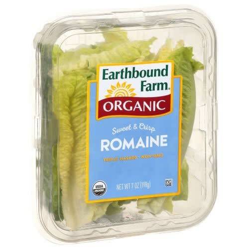 Order Earthbound Farm · Organic Sweet & Crisp Romaine Triple-Washed (7 oz) food online from Safeway store, Redding on bringmethat.com