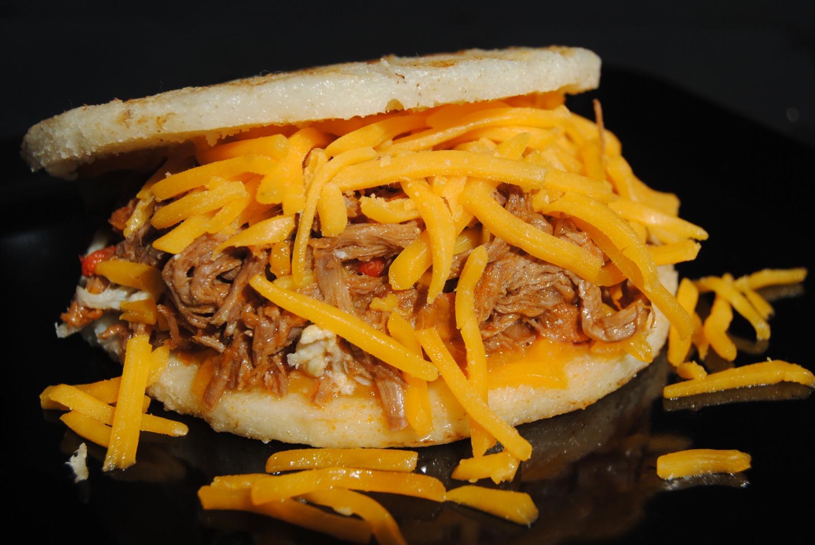 Order Pelua Arepas food online from Latino Bites Express store, Pearland on bringmethat.com
