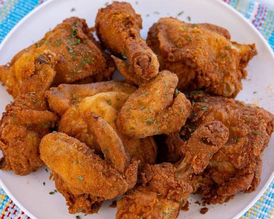 Order *3pc Fried Chicken food online from The Halal Hut store, Centereach on bringmethat.com