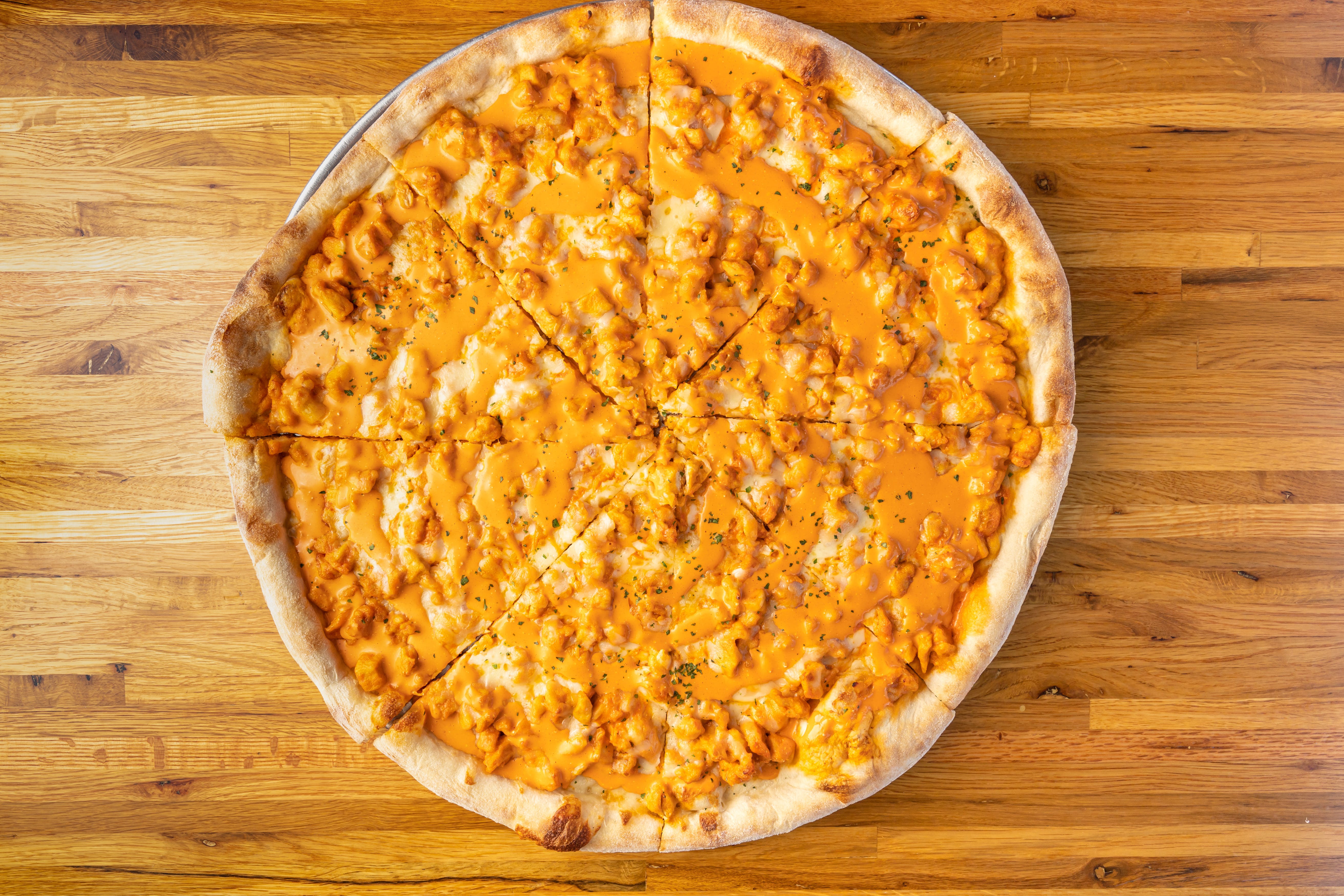 Order Buffalo Chicken Pizza - Whole food online from La Focaccia store, Melville on bringmethat.com