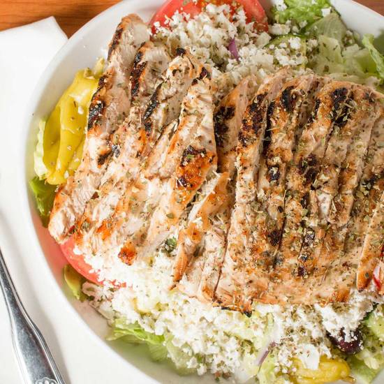 Order Chicken Greek Salad food online from Auburn Cafe store, Ecorse on bringmethat.com
