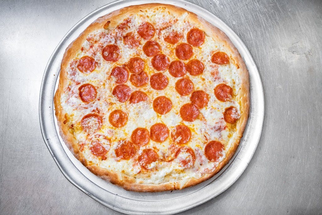 Order Pepperoni Pizza - Large food online from Jerry & Joe Pizza store, Palmetto Bay on bringmethat.com