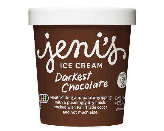 Order Jeni's Darkest Chocolate (GF) food online from All Day Sides  store, Wilmette on bringmethat.com