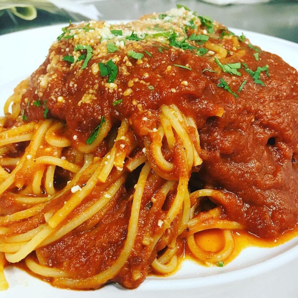 Order Pasta with Tomato Sauce - Pasta food online from Planet Pizza store, Ridgefield on bringmethat.com