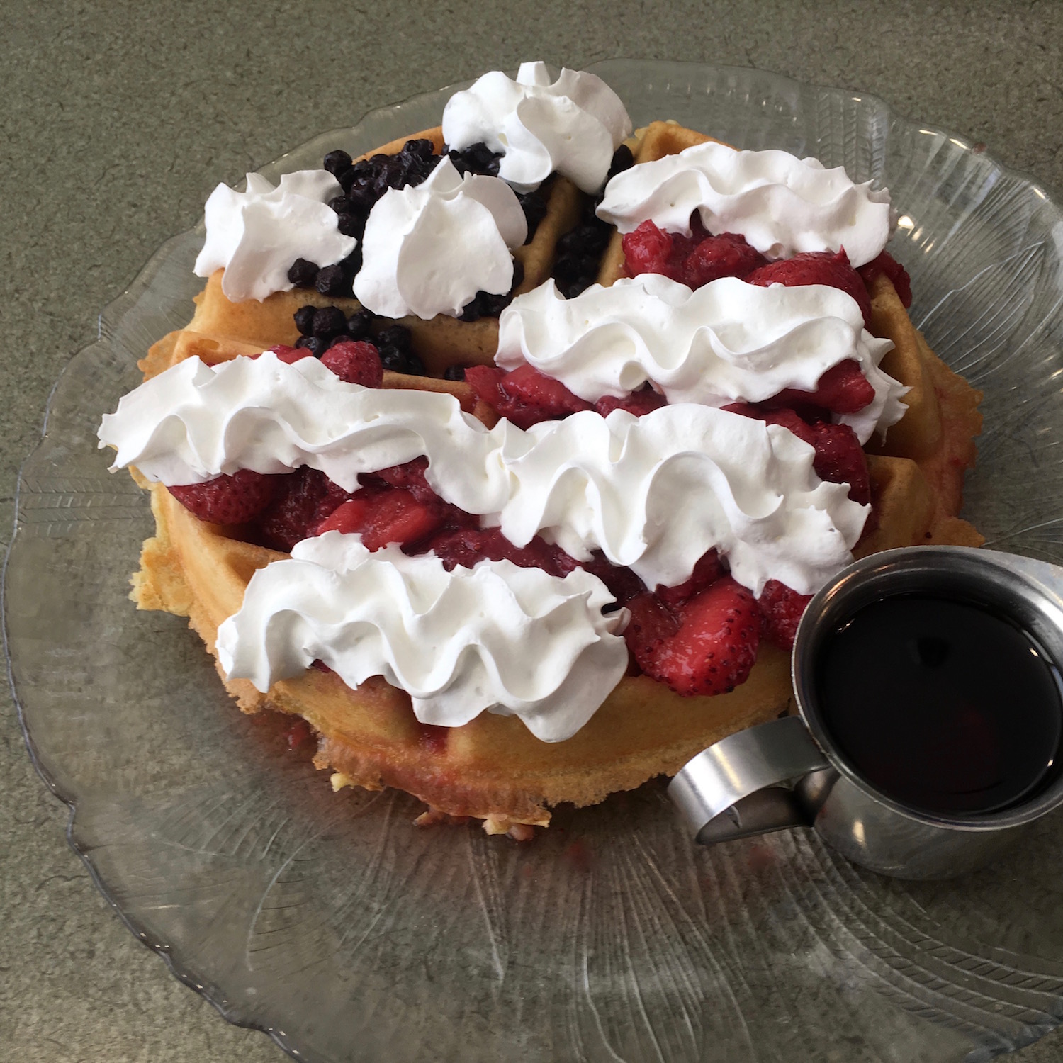 Order Stars and Stripes Waffle food online from Us Egg store, Chandler on bringmethat.com
