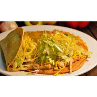 Order Bean Tostada and Beef Taco food online from Memos Mexican Food Restaurant store, Seattle on bringmethat.com
