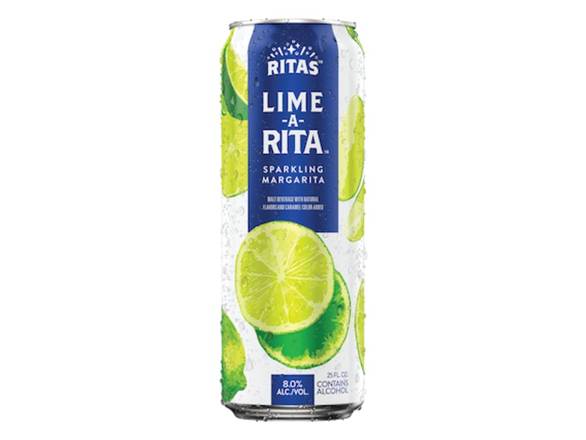 Order RITAS Lime-A-Rita - 25oz Can food online from Shar Armanetti Fine Wine & Spirits store, Carpentersville on bringmethat.com