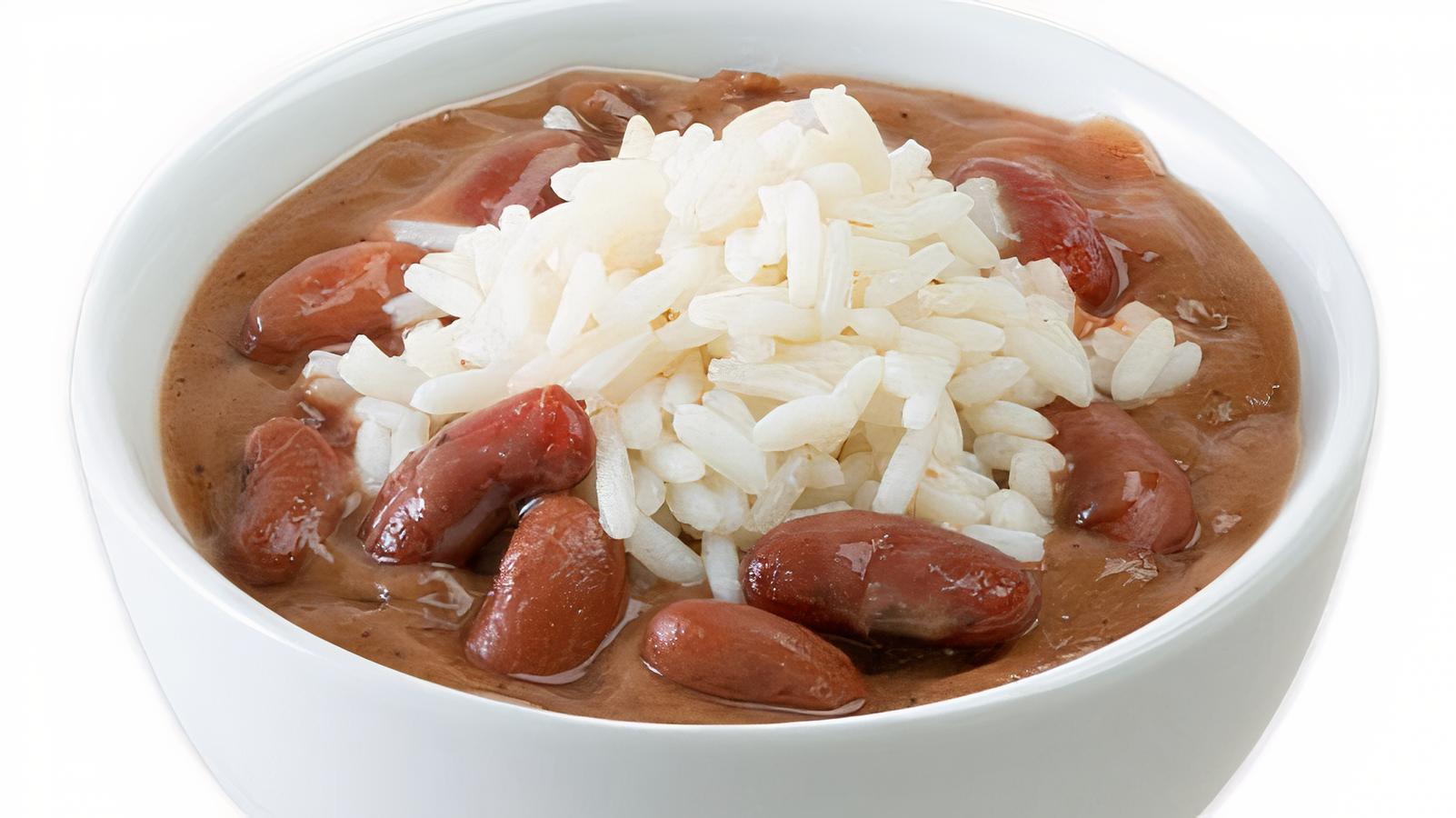 Order Red Beans ＆ Rice food online from Krispy Krunchy Chicken store, Modesto on bringmethat.com