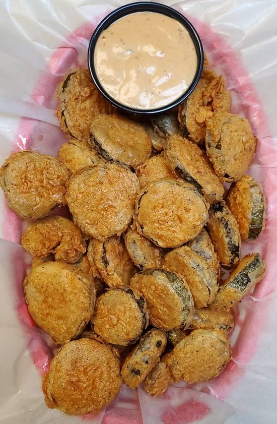 Order Fried Pickles food online from Cowboy Cafe store, Arlington on bringmethat.com