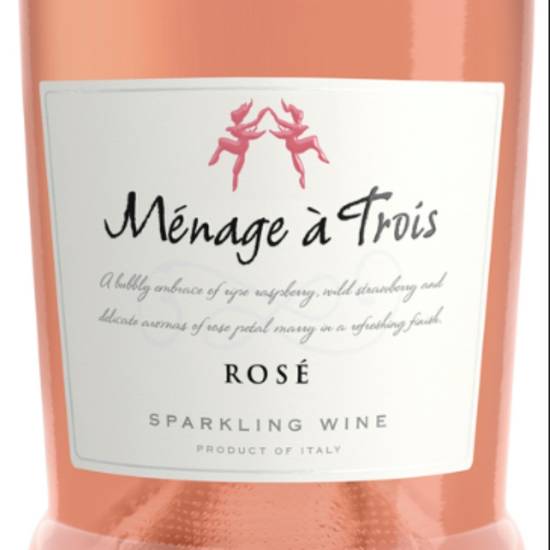 Order Menage a Trois Rose food online from Liquor Wine & Beer World store, Santa Monica on bringmethat.com