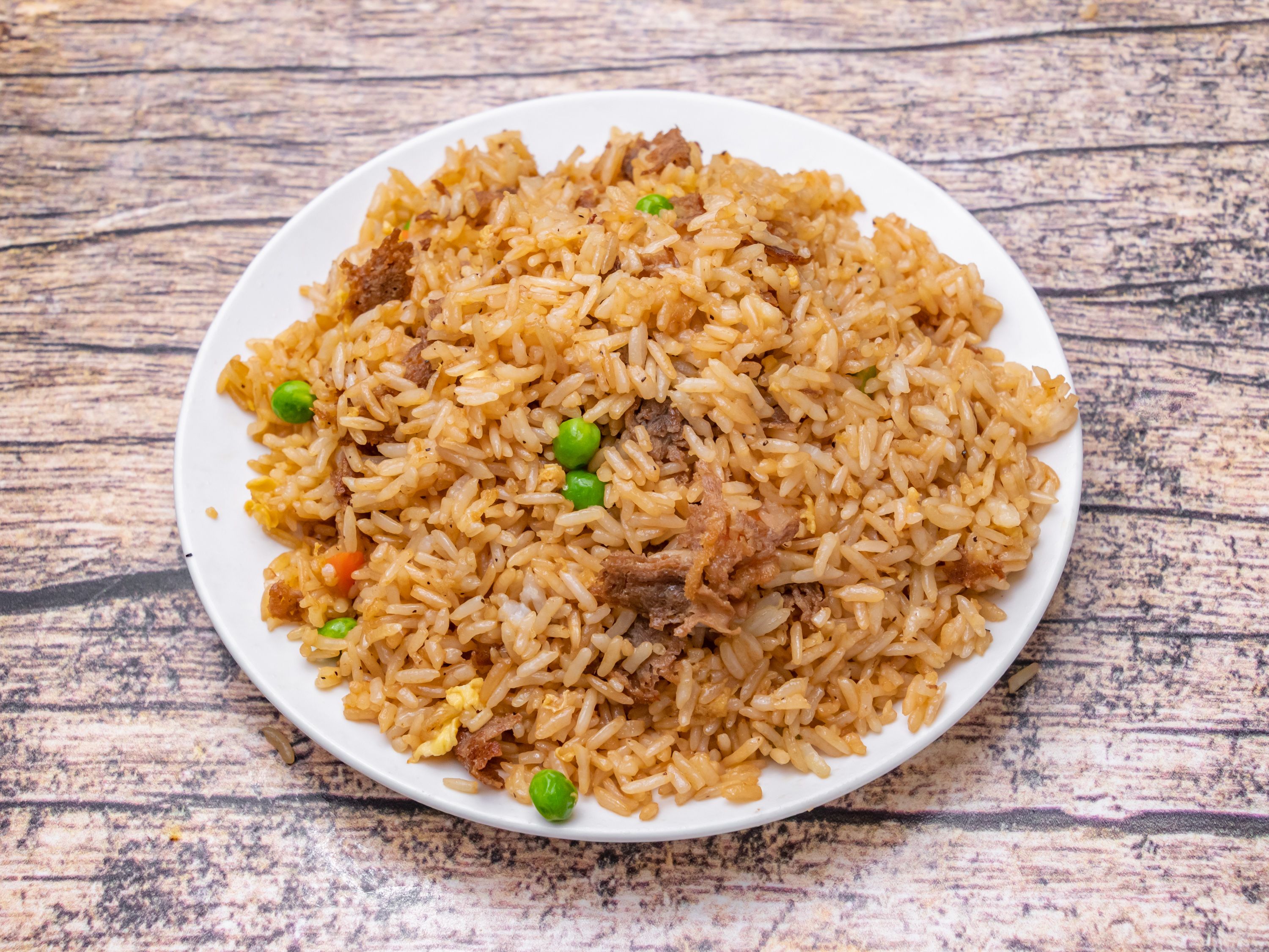 Order Beef Fried Rice food online from Discover Wings store, Norcross on bringmethat.com