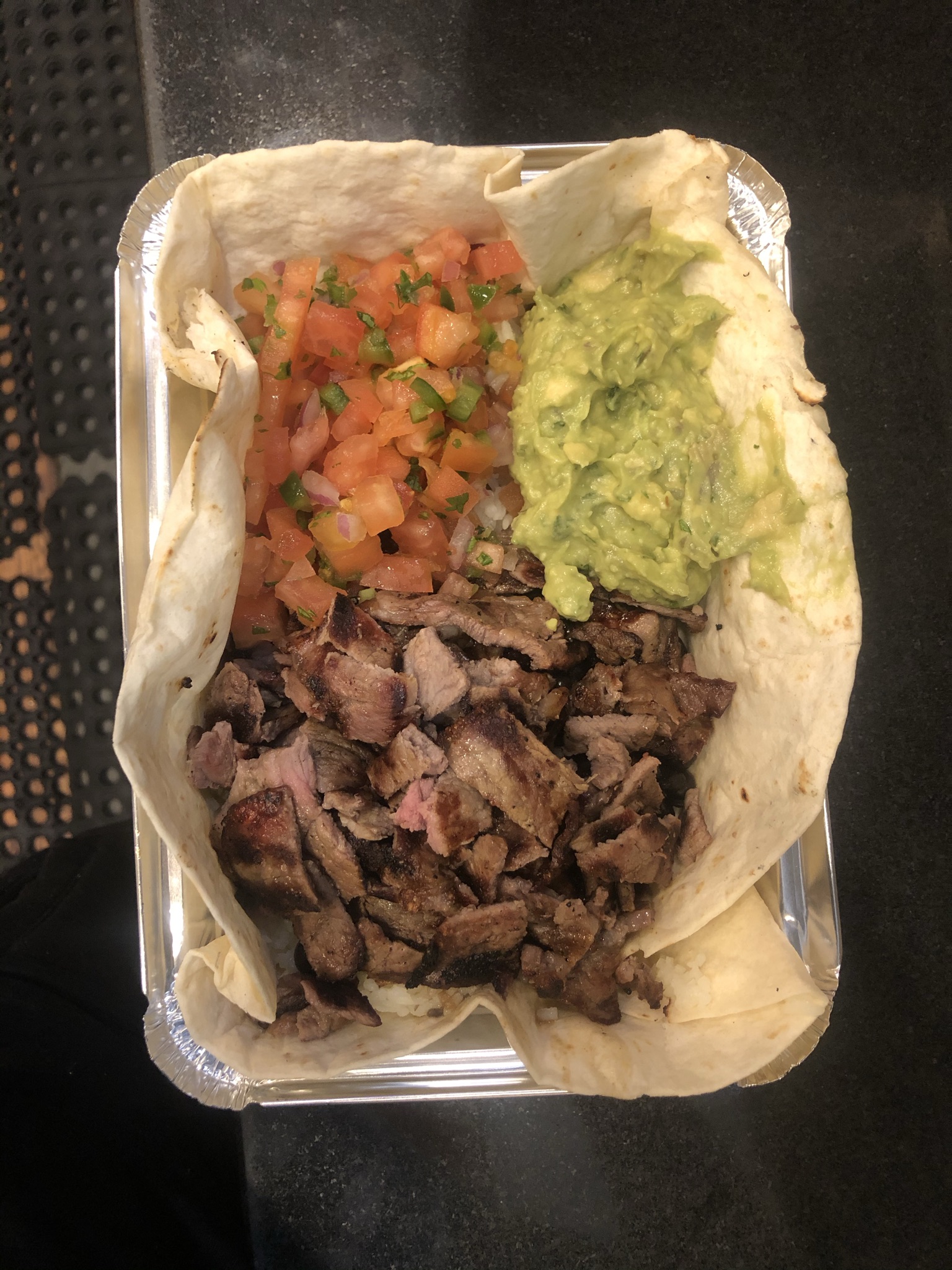 Order Beef Burrito Bowl food online from The Chicken Shack store, Rego Park on bringmethat.com