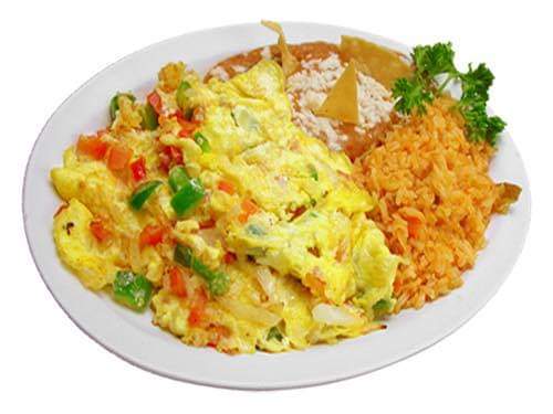 Order Huevos a la Mexicana food online from Sazon De Mexico store, Elizabeth on bringmethat.com