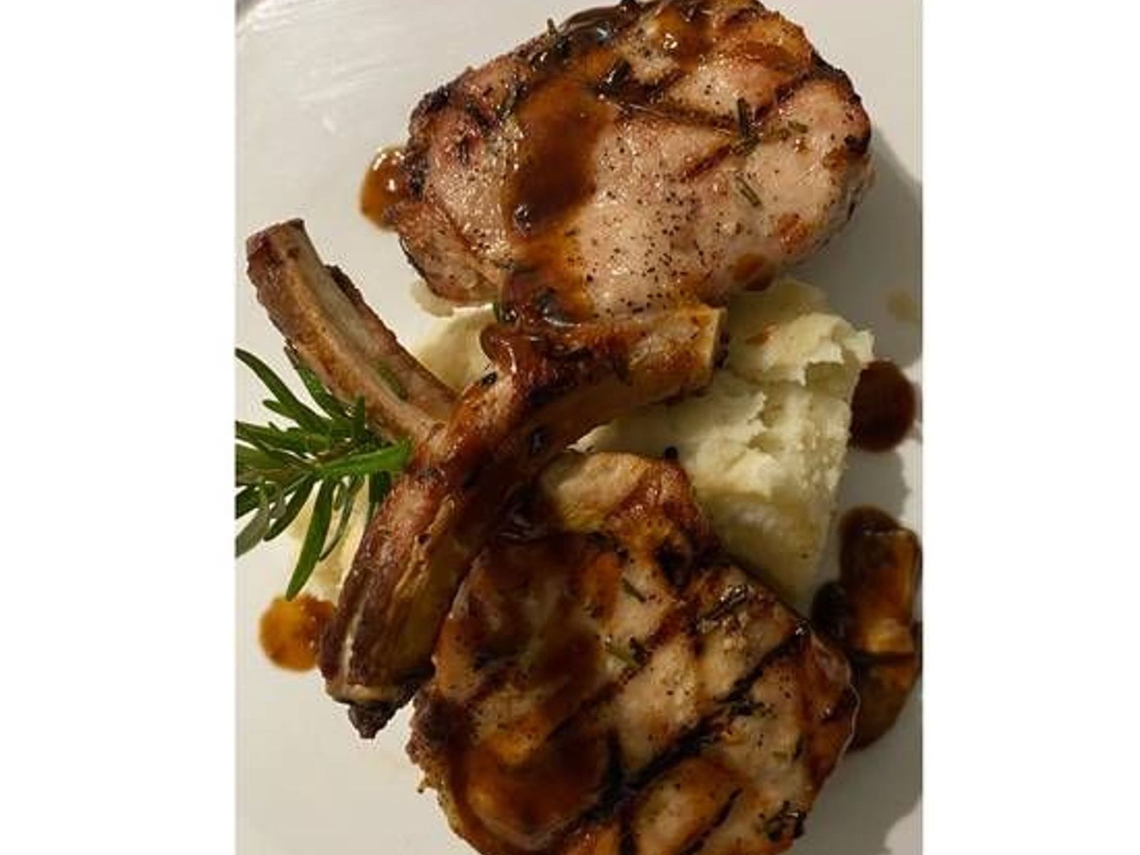 Order Double Cut Pork Chop Marsala food online from Bollo Woodfired Pizza store, Houston on bringmethat.com