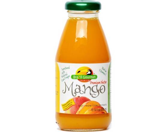Order Mango Juice Brazil Gourmet 300 ml food online from Kitanda Espresso & Acai store, Seattle on bringmethat.com