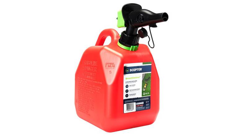 Order Scepter 2 Gallon Smartcontrol Gas Can food online from Route 7 Food Mart store, Norwalk on bringmethat.com