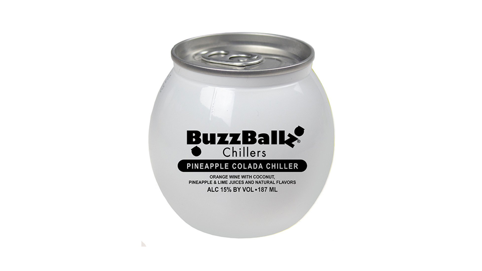 Order Buzz Balls Chillers Pina Colada 187ml food online from Extramile store, San Diego on bringmethat.com