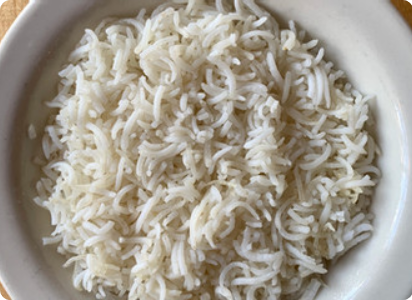 Order White Rice - 16oz food online from Bridges Nepali Cuisine store, Cincinnati on bringmethat.com