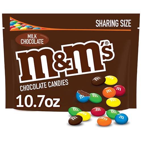 Order M&M''S MILK CHOCOLATE SHARING SIZE 10.7OZ food online from Walgreens store, GEORGETOWN on bringmethat.com