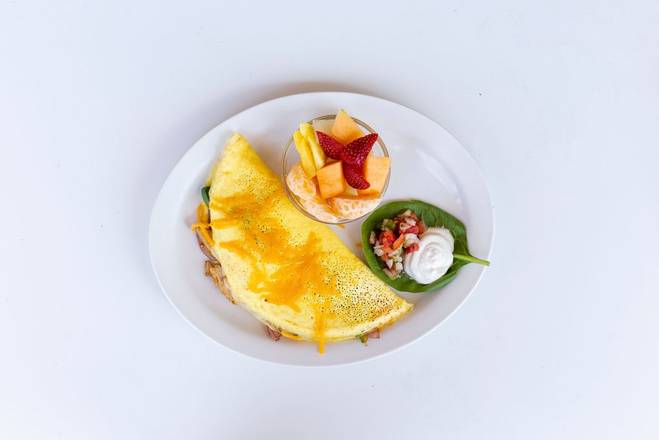 Order Spicy Omelette food online from All Things Chocolate & More store, Richmond Hill on bringmethat.com