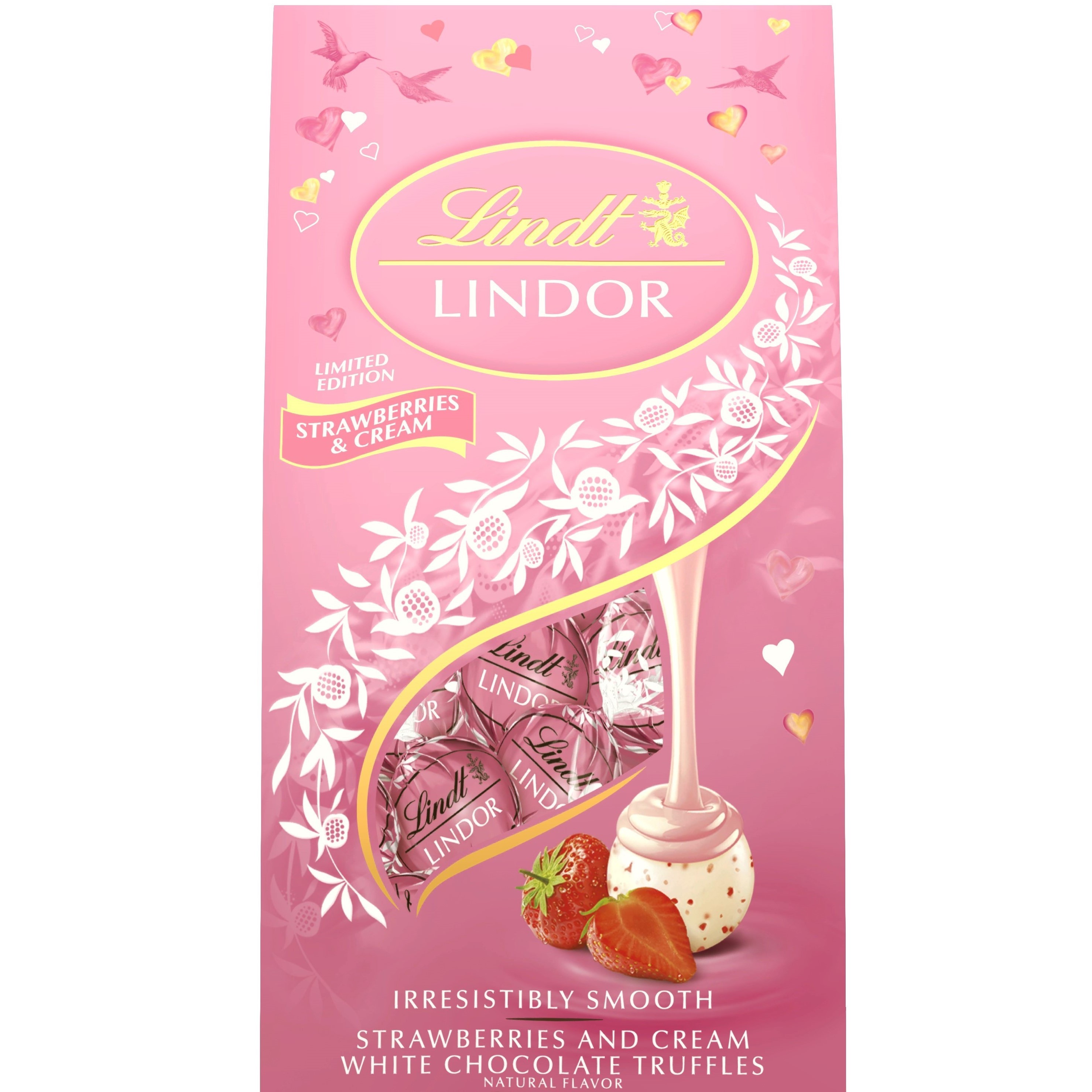 Order Lindt White Chocolate Truffles, Strawberries and Cream - 5.1 oz food online from Rite Aid store, MILLER PLACE on bringmethat.com