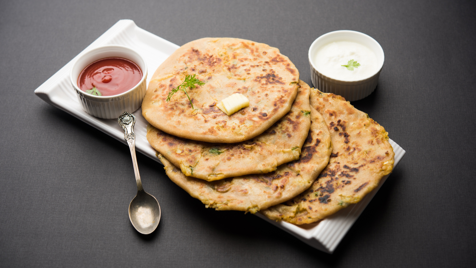 Order Aloo Naan food online from Vegetarian Indian Cafe store, Fremont on bringmethat.com