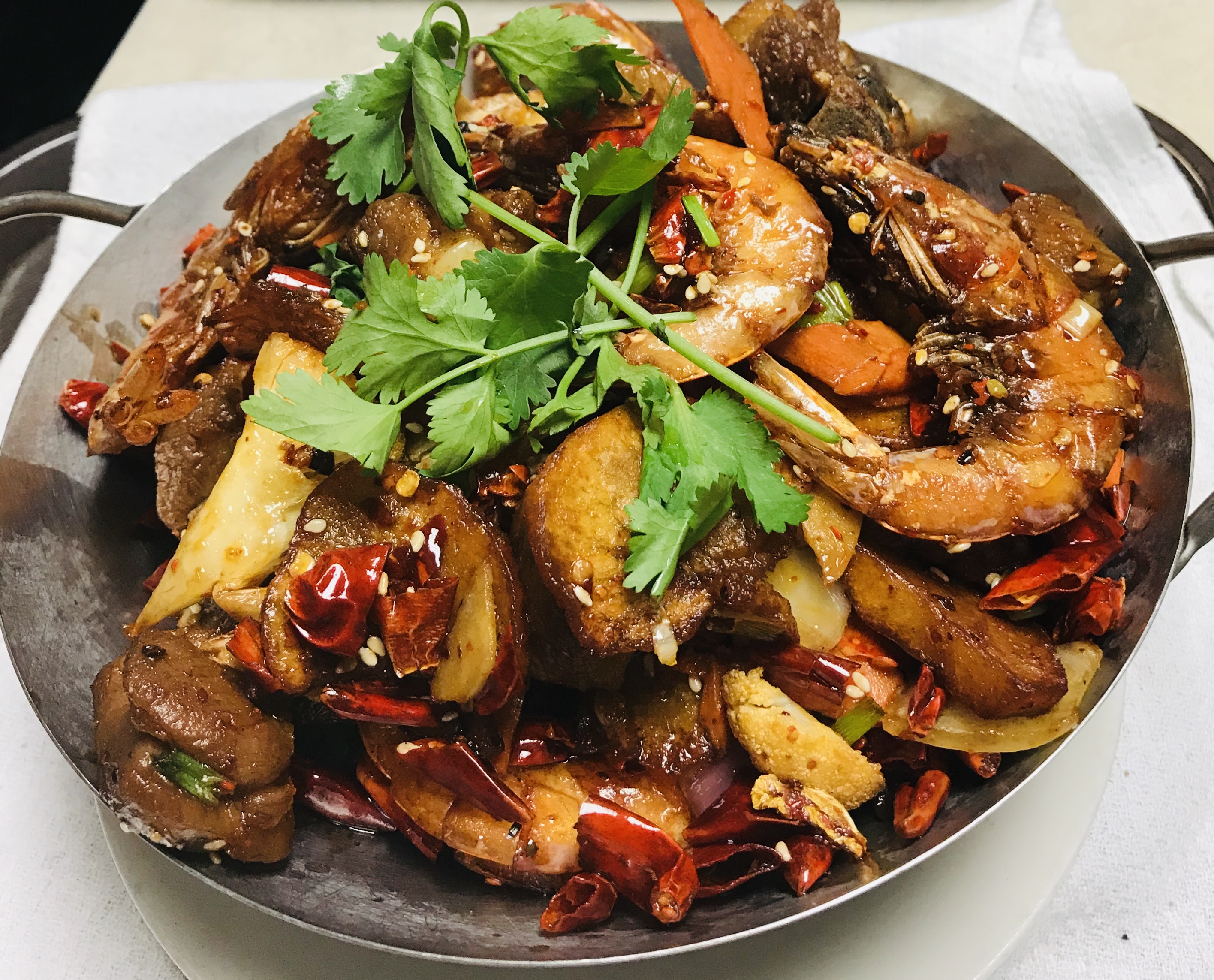 Order C15. Grilled Pork Ribs and Shrimps food online from Kung Fu Noodle store, Tucson on bringmethat.com