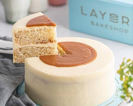 Order Salted Caramel cake food online from Layers bakeshop store, Westbury on bringmethat.com