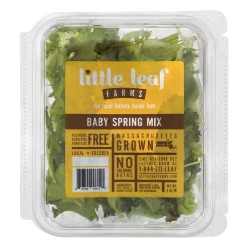 Order Little Leaf Farms · Baby Spring Lettuce Mix (4 oz) food online from Shaw's store, Wareham on bringmethat.com