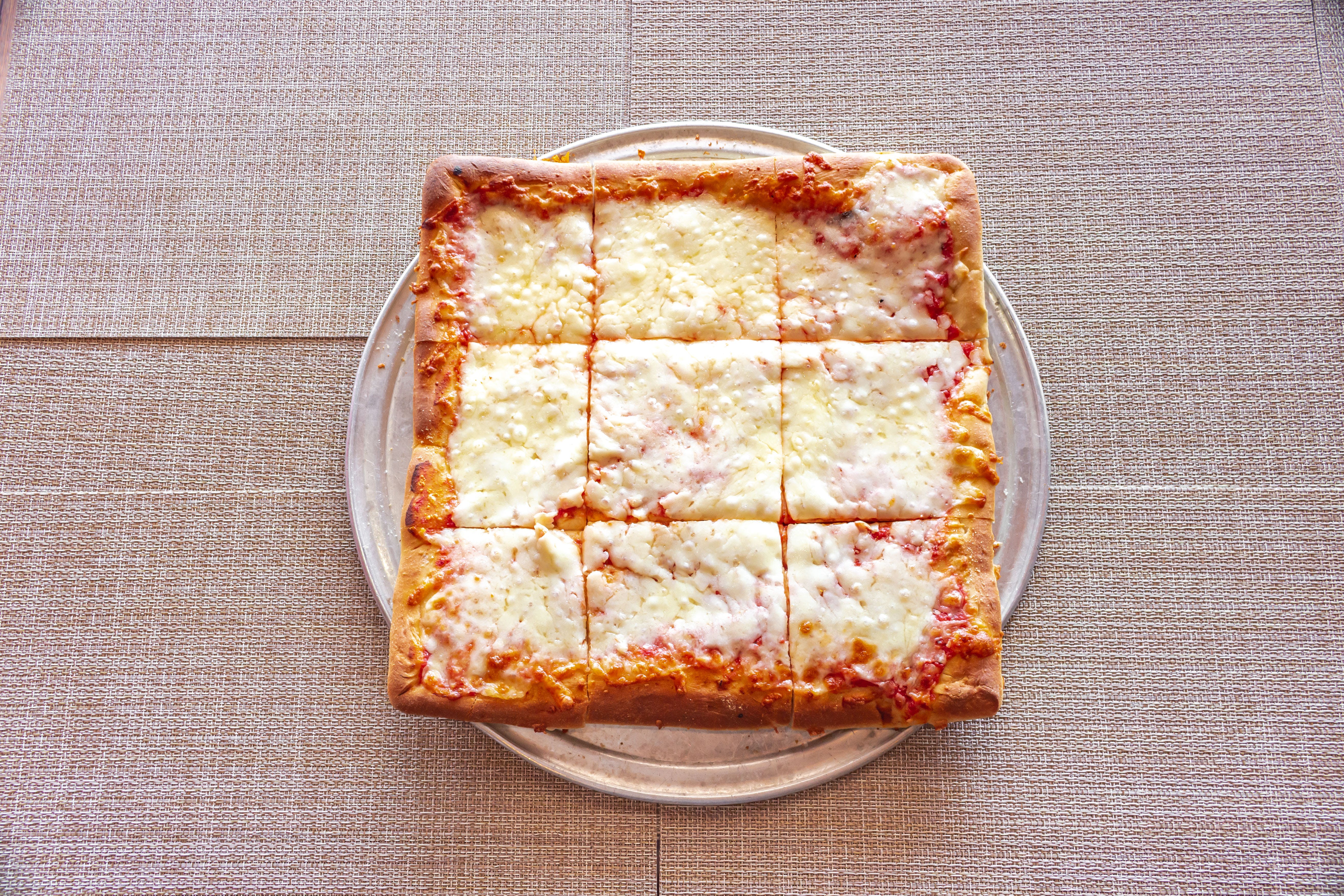Order Sicilian Square Pizza - 18''x18'' (9 Slices) food online from Taste of Tuscany store, Wayne on bringmethat.com