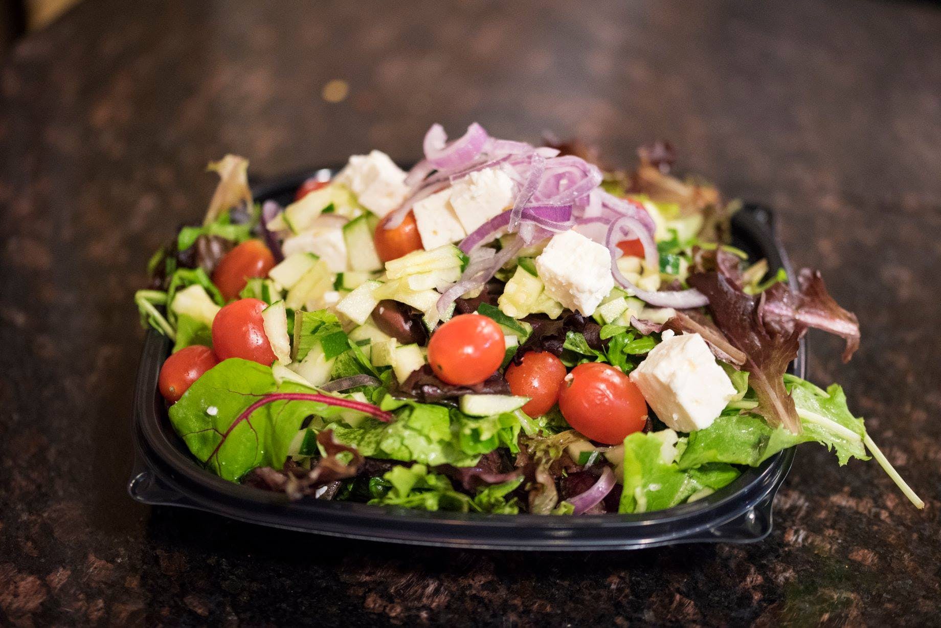 Order Greek Salad - Salad food online from Bravo Kosher Pizza store, New York on bringmethat.com