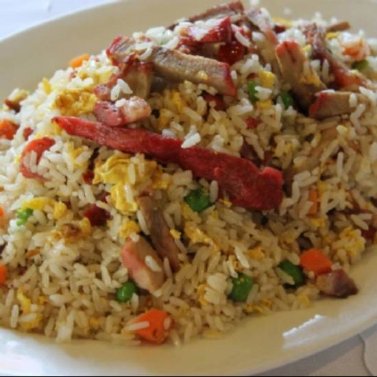 Order BBQ Pork Fried Rice￼ food online from Tasty Palace store, Antelope on bringmethat.com