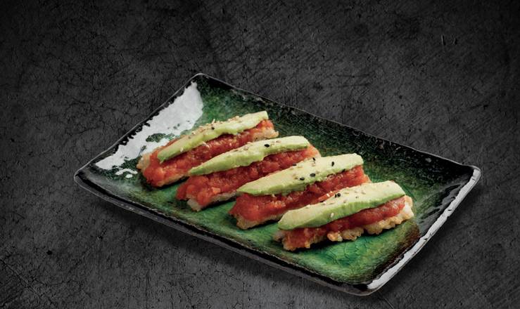 Order Spicy Tuna Crispy Rice food online from H2o Sushi & Izakaya store, Los Angeles on bringmethat.com