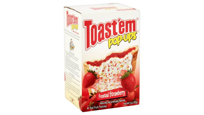 Order Pop-Ups Toaster Pastries, Frosted Strawberry Sugar food online from Red Roof Market store, Lafollette on bringmethat.com