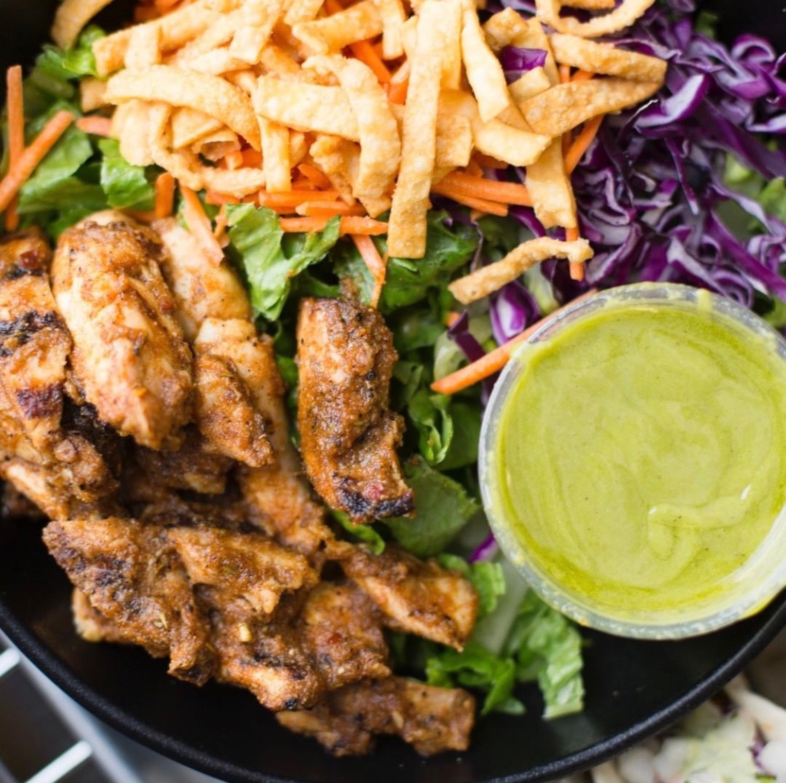 Order Grilled Chicken Salad food online from Ponko Chicken store, Atlanta on bringmethat.com