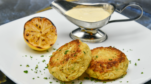 Order Jumbo Lump Crab Cakes food online from Morton The Steakhouse store, Nashville on bringmethat.com