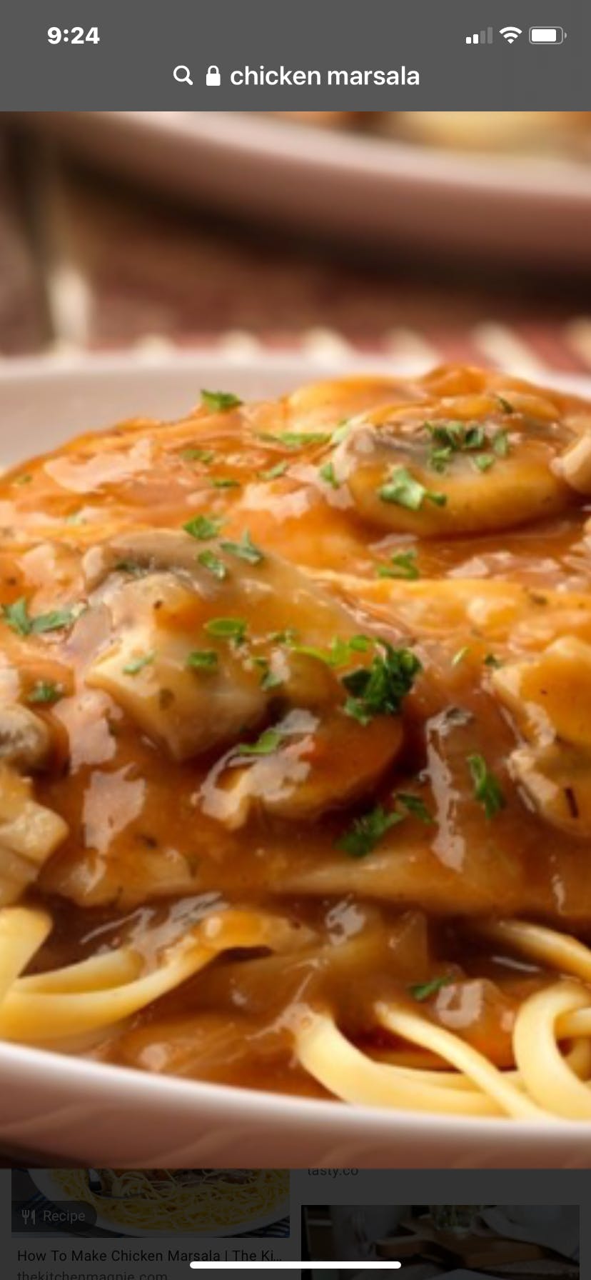 Order Chicken Marsala - Entree food online from Il Forno store, Branchburg on bringmethat.com