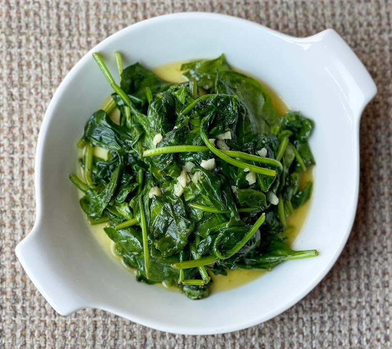 Order Sauteed Baby Spinach food online from The Boathouse store, Midlothian on bringmethat.com