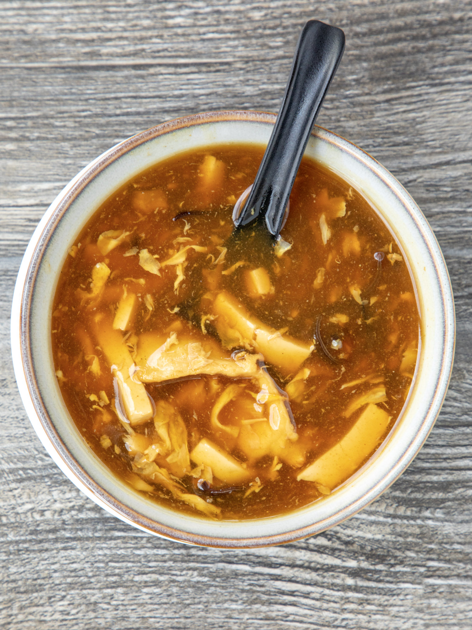 Order Hot Sour Soup (Chicken) food online from California Wok store, Encino on bringmethat.com