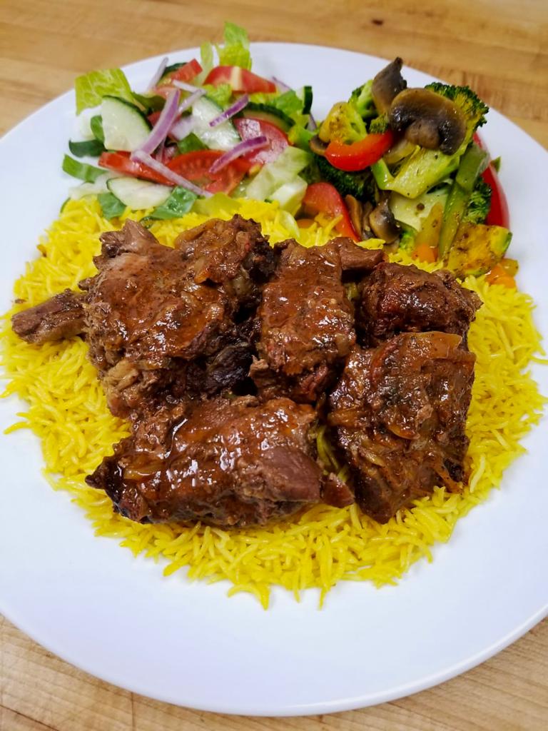 Order Roasted Lamb Platter food online from Tasty Grill To Go store, Kensington on bringmethat.com