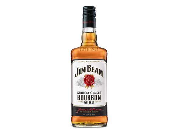 Order Jim Beam Bourbon Whiskey - 1L Bottle food online from Josh Wines & Liquors Inc store, New York on bringmethat.com