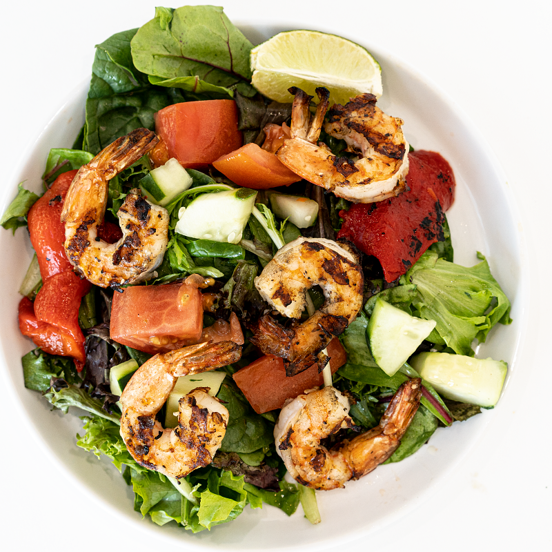 Order Grilled Shrimp Salad food online from Bowl Of Greens store, Scottsdale on bringmethat.com