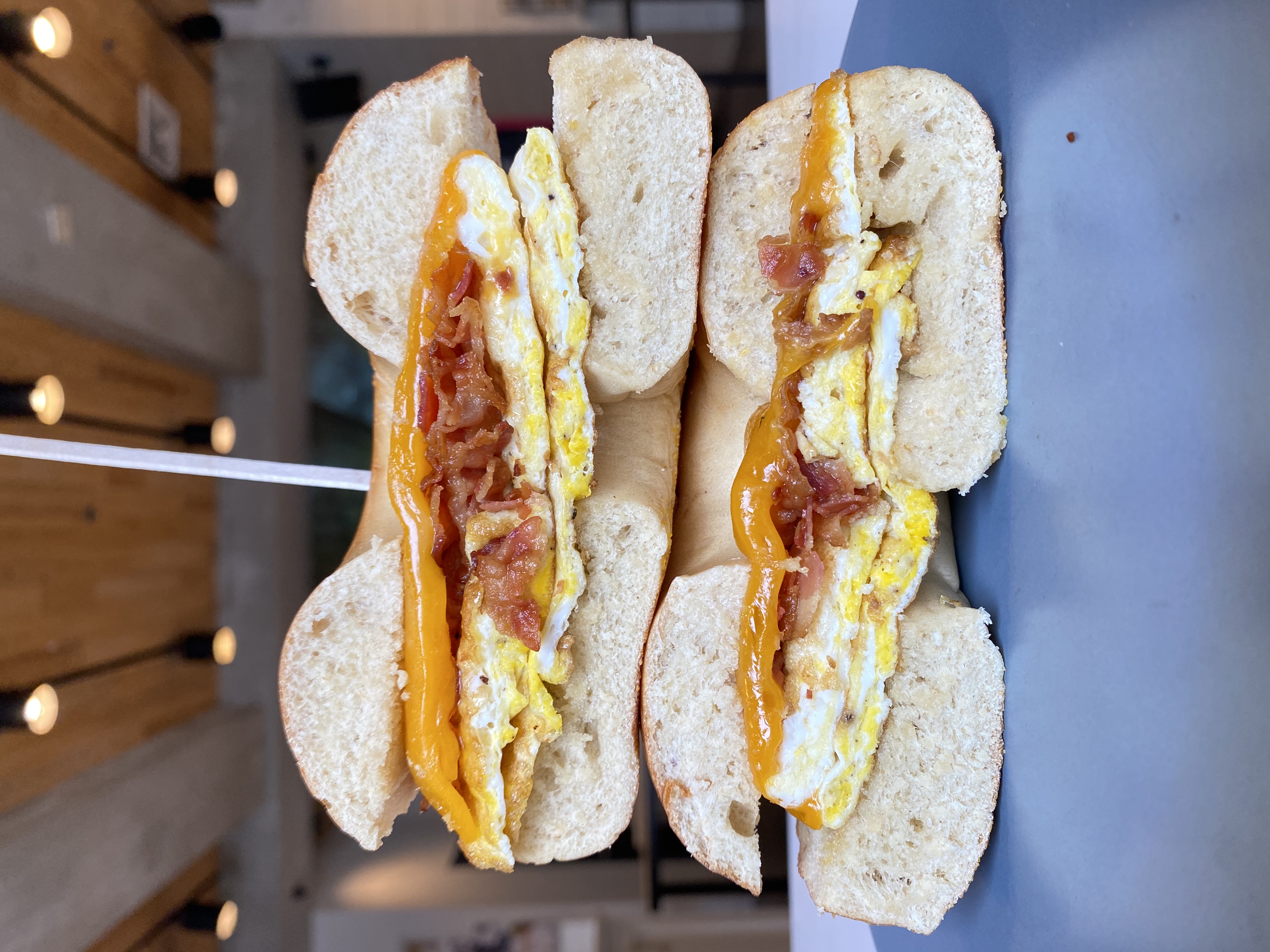 Order Bacon Egg & Cheese food online from Hidden Grounds Espresso Bar store, Hoboken on bringmethat.com