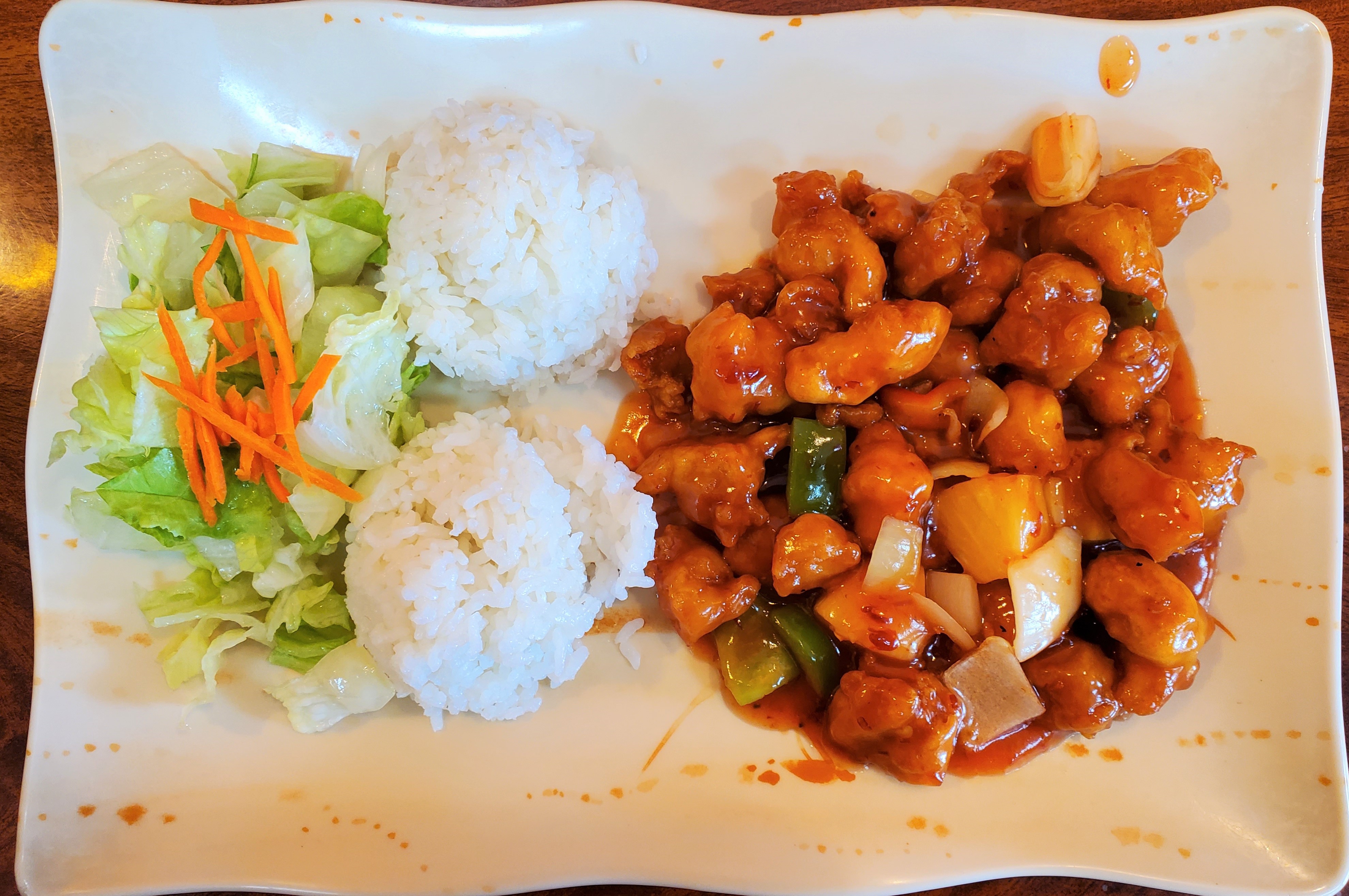 Order H-15. Sweet and Fire Chicken Special food online from Ichi Teriyaki 24 store, Hillsboro on bringmethat.com